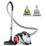 Ovente ST2010 Featherlite Cyclonic Bagless Canister Vacuum with Hepa Filter and Sofa Brush - Corded by Ovente