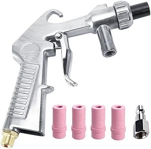 Wogoboo Sandblaster Kit Abrasive Sand Blasting Gun Spray Gun Rust Remove with Air Quick Adapter for Sandblast Cabinets