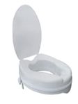 Flamingo Toilet Commode Seat with Lid - Portable Classic Elevated Raised Commode for Disabilities, Knee Patients, Old Senior Citizen Aids (2")