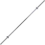 BodyRip 4FT Standard 1" Bar | 2pcs Collar, Barbell Chrome | Anti-Slip, Hand Grip, Solid Steel | Gym Equipment, Weight Lifting, Training, Fitness, Exercise, Strength, Workout