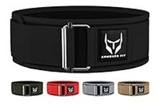 ARMOURS Weight Lifting Belts - Quick Self Locking 4" Premium Quality Weightlifting Belt with Padded Back Support for Men Women Gym Workout Fitness crosfit Training