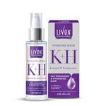 Livon Professional Hydrating Serum for Women & Men | With Keratin, Hyaluronic & Olive Oil | For Stronger, Hydrated & Frizz-free Hair | No Paraben, Sulphate or Mineral Oil | All Hair Types | 100ml