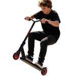 SZCQ Pro Scooters Stunt Scooter For Kids 8 Years and Up Adults Complete Trick Scooter for Intermediate,Beginner,Advanced and Professional Riders Teens Pro Scooter for Freestyle Tricks BMX Stunts Red