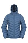 Mountain Warehouse Seasons Womens Padded Jacket - Winter Warm Coat Blue Womens Size 10 US