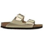 Birkenstock Unisex Arizona BS Birko-Flor Gold Sandals 9 W / 7 M US, Gold, 9 Women/7 Men