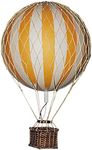 Authentic Models Decorative Hot Air Balloon Floating The Skies AP160Y Diameter 8 cm Yellow Miniature Hot Air Balloon Decoration