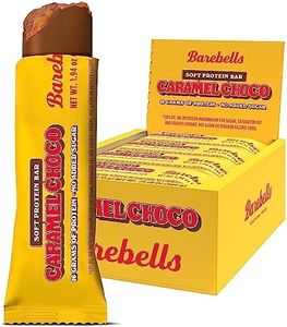 Barebells Soft Protein Bars Caramel Choco - 12 Count, 1.9oz Bars - Protein Snacks with 16g of High Protein - Fluffy Chocolate Protein Bar with 2g of Total Sugars - Soft Protein Snack & Breakfast Bars