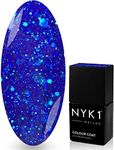 NYK1 Royal Blue Gel Polish 10ml (Beau-Belle) LUXURY LED/UV Gel Nail Polish Nail Art For Professional Manicure & Pedicure - SALON QUALITY Gel Nail Polishes For Home Gel Nail Varnish Set UV Nail Polish