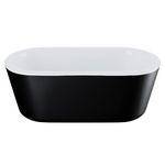 MADONNA Premium Freestanding Bathtub | Atlantis (Black/White)