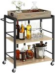 VASAGLE Kitchen Serving Cart with R