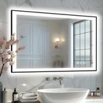 Megatex 48x36 LED Bathroom Mirror, 