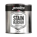 JENOLITE Stain Blocker Paint | WHITE | Damp Seal Paint | White Stain Blocker Paint | Anti Mould Paint For Walls | Immediately Block Stains, Mould & Mildew for Good | Spray Paint | 1 Litre