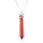 Chakra Reiki Pointed Crystal Pendant Amulet/Talisman Necklace, Bella Jade