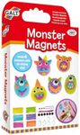 Galt Monster Magnets - Air Drying Clay Modelling Craft Kit for Kids -Easy to Use and Mess Free Childrens Arts and Crafts for Boys and Girls -Make 6 Fun and Colourful Fridge Magnets - Ages 6 Years Plus