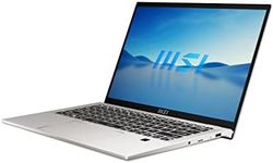 MSI Prestige 14H B12UCX-445AU 14-Inch Intel i7-12650H NVIDIA RTX 2050 16GB LPDDR5 RAM 512GB SSD Business and Productivity Laptop, Urban Silver