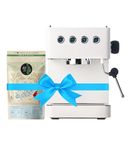 Blue Tokai Coffee Roasters Mage Espresso Coffee Machine with Free Vienna Roast Coffee 250g | 360° Rotating Steel Jet | Manual and Automatic Modes| 15 Bar | Removable Water Tank