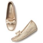 Gold Womens Loafers