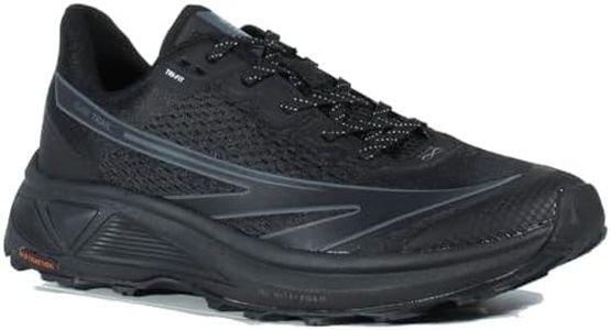 Hi-Tec Ultra Terra Scarpe Trekking Uomini, Scarpe montagna Uomo, Scarpe Trail. Scarpa molto leggera e traspirante per la pratica di trekking leggera su terreni a prezzi accessibili, Nero , 46 EU