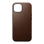 NOMAD - Modern Leather Case - iPhone 15 | Brown Leather