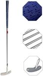 Two Way Junior Golf Putter Stainless Steel Kids Putter Both Left and Right Handed Easily Use for Kids Ages 9-12(Silver Head+Blue Grip,29 inch,Age 9-12)