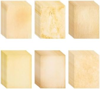 Best Paper Greetings 96 Sheets Vintage Style Stationery Paper - DIY Party Invitations - Stained Antique Paper for Letter Writing, Typewriting (Double Sided, 8.5 x 11 In)