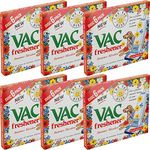 6 x Packs of New Vac Disc Freshener for All Vacuum - Summer Meadow - Cleaners 36 Fresheners