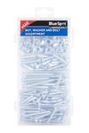 Blue Spot 40516 BlueSpot 460 PCE Assorted Nut, Washer and Bolt Set 460Pcs, Silver