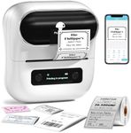 Phomemo Label Maker, M220 Barcode Printer, Bluetooth Thermal Label Printer, with Multiple Templates, Label Tapes Fonts, and Icons for Home, Kitchen, School, Office Organization