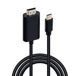 Mcbazel USB C to HDMI Cable 3.1 for Home Office 4K@30Hz Date Transfer USB C to HDMI Cable Work with MacBook/iMac/Huawei/Samsung - 1.8 M(6 ft)