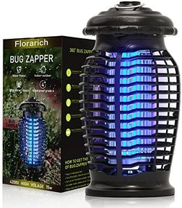 Florarich Bug Zapper for Outdoor Indoor, 4200V High Powered Waterproof Electronic Mosquito Zapper, Insect Killer Mosquito Trap