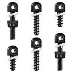 GUGULUZA Sling Swivel Wood Screw Studs,6 pcs Gun Sling Swivel Screws Studs,Sling Mounting Kit Sling Screws Set for Rifles & Shotguns (2 Sets of 6 pcs)