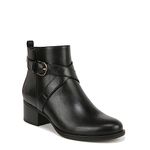 Naturalizer Women's Kimbra Strap Detail Ankle Boot, Black, 8.5