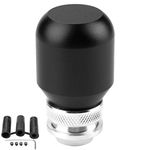 Aramox Gear Shift Knob, Car Universal Modification Manual Knob Gear Shift Head Shifter Lever Stick (Black)