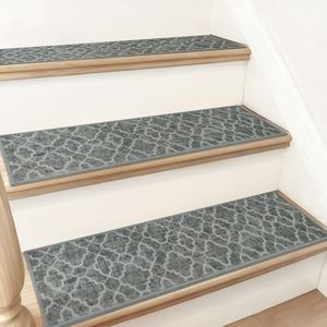 COSY HOMEER Stair Treads for Wooden Steps Classic Style & Patterned Style