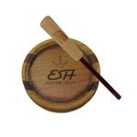 Glass Slate Turkey Call - Double Sided with Purple Heart Striker, Flip Over Turkey Caller for Hunting, Turkey Hunting Accessories - Easy to Use for Beginners and Pros