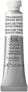Winsor & Newton Professional - Vernici ad acquerello, vivaci e resistenti alla luce, pigmenti per artisti, TUBO 5 ML, colore: Bianco Di Titanio (Bianco Opaco)
