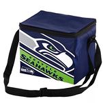 Seattle Seahawks Big Logo Stripe 12 Pack Cooler