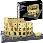 Roman Colosseum Building Block Set – 1756-Pieces Colosseum Model Building Blocks for Adults and Kids – Italy’s Colosseum Architecture Kit Famous Landmark Series