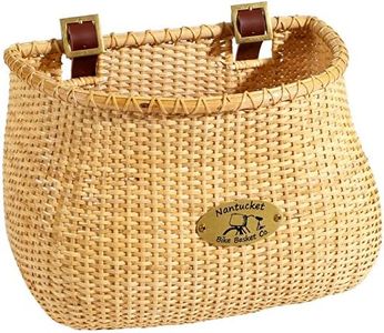 Nantucket Bicycle Basket Co. Lightship Collection Adult Bicycle Basket, Classic/Tapered, Natural