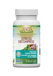 Host Defense MycoBotanicals Stress Decompress Mushroom Complex - Lion's Mane, Reishi, Ashwagandha, Skullcap, Lemon Balm - Mushroom Blend Supplement for Energy - 60 Capsules