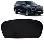 KINGSWAY® Car Rear Windshield Curtain Sun Shades Compatible with Toyota Innova Hycross (Year 2023 Onwards), Dicky - Black, Cotton Mesh, 1 Piece