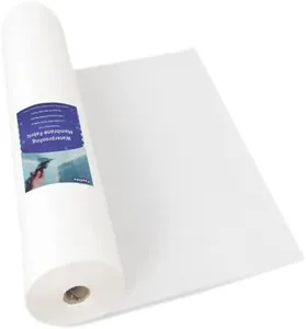 Yaxtida 3.3 Ft x 66 Ft Waterproofing Membrane Fabric, Reinforcing Anti Fracture Geo Textile Mesh Drywall Tape, Liquid Waterproof Membranes Roof Tape for Shower Wall, Seams, Joints