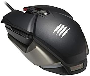 MAD CATZ B.A.T. 6+ Ratón para Juegos con Cable - 16000 dpi - 10 Botones programables - Interruptor Dakota Patentado - Agarre Ajustable - con 2 reposamanos Intercambiables y 3 faldones Laterales
