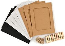 30 Pack Paper Photo Frames 4x6 Inch