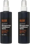 Scotch Porter Leave-in Conditioner Spray for Men | Daily Hydration Leave-In Beard & Hair Conditioner Spray | Non-Toxic Ingredients, Free of Parabens, Sulfates & Silicones |8oz – 2 Pack