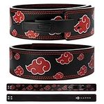 Akatsuki Weight Lifting Lever Belt | 10mm Premium Leather Weightlifting Belt for Powerlifting, Bodybuilding, Deadlift, Squats, Exercise Workout | Heavy Duty Best for Men & Women (Small)