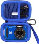 JINMEI Hard EVA Carrying Case Compatible with for Kodak PIXPRO WPZ2 Rugged Waterproof Digital Camera Case (Blue)