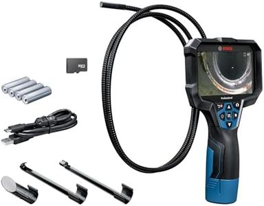 Bosch Professional Inspection Camera GIC 12V-5-27 C (Cable Length: 150 cm, Orientation Function AutoUp, high Resolution Display: 5’’ Screen, 1280x720 px, in Carton Box)