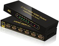 4K@60Hz HDMI Switch 5 in 1 Out, Fly