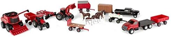 ERTL 1/64 Case IH Tractor and Vehicle 20 Piece Value Set ZFN44091